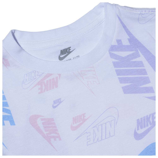 Nike Βρεφικό σετ Sportswear Futura Allover Print T-Shirt & Shorts Set